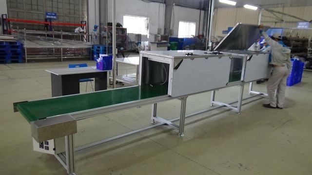 Băng Tải Sấy Nhiệt - Cấu tạo và ưu điểm máy sấy băng tải